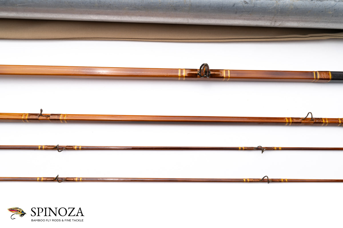 Edwards Quad 54 Bamboo Fly Rod  8’6" 3/2 #7/8 - rod sections with guides and wraps