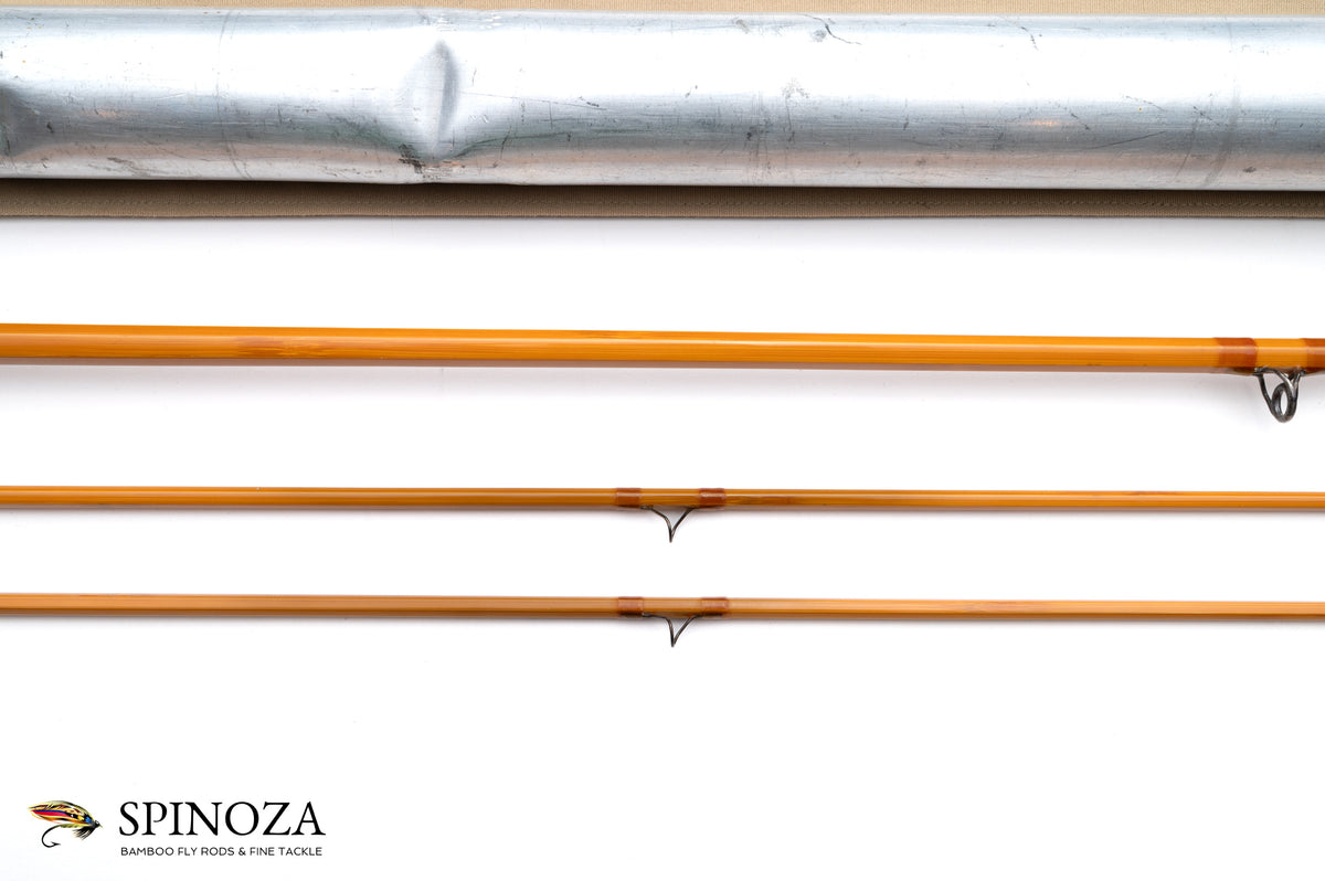 Everett Garrison Model 212 Bamboo Fly Rod - rod sections with guides and wraps