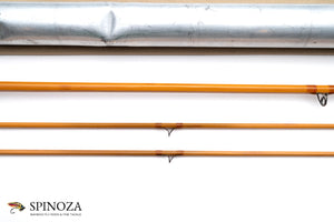 Everett Garrison Model 212 Bamboo Fly Rod - rod sections with guides and wraps