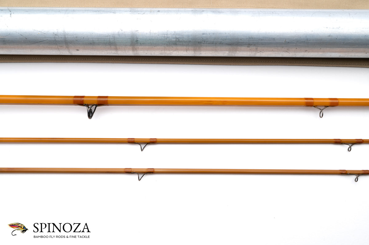 Everett Garrison Model 212 Bamboo Fly Rod - rod sections with guides and wraps