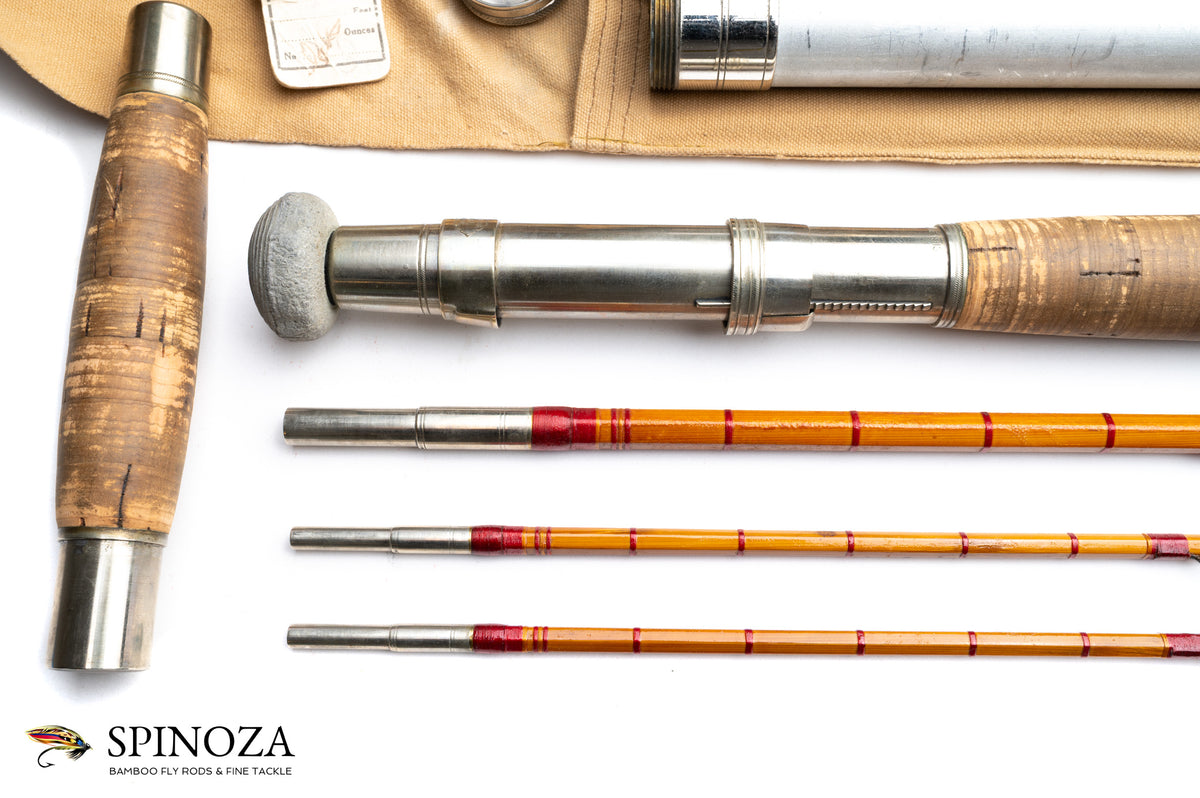 FE Thomas Bamboo Fly Rod 12' - grip and reel seat close-up