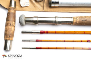 FE Thomas Bamboo Fly Rod 12' - grip and reel seat close-up