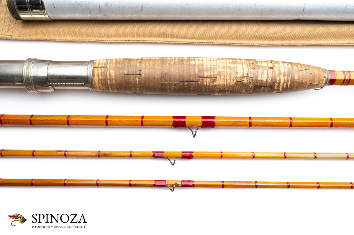 FE Thomas Bamboo Fly Rod 12' - maker's marking and inscription