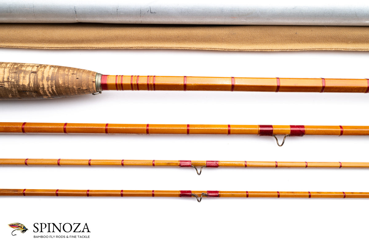 FE Thomas Bamboo Fly Rod 12' - rod sections with wrapping detail