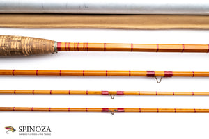 FE Thomas Bamboo Fly Rod 12' - rod sections with wrapping detail