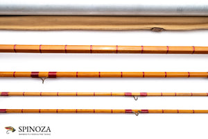 FE Thomas Bamboo Fly Rod 12' - guide wrapping and spacing