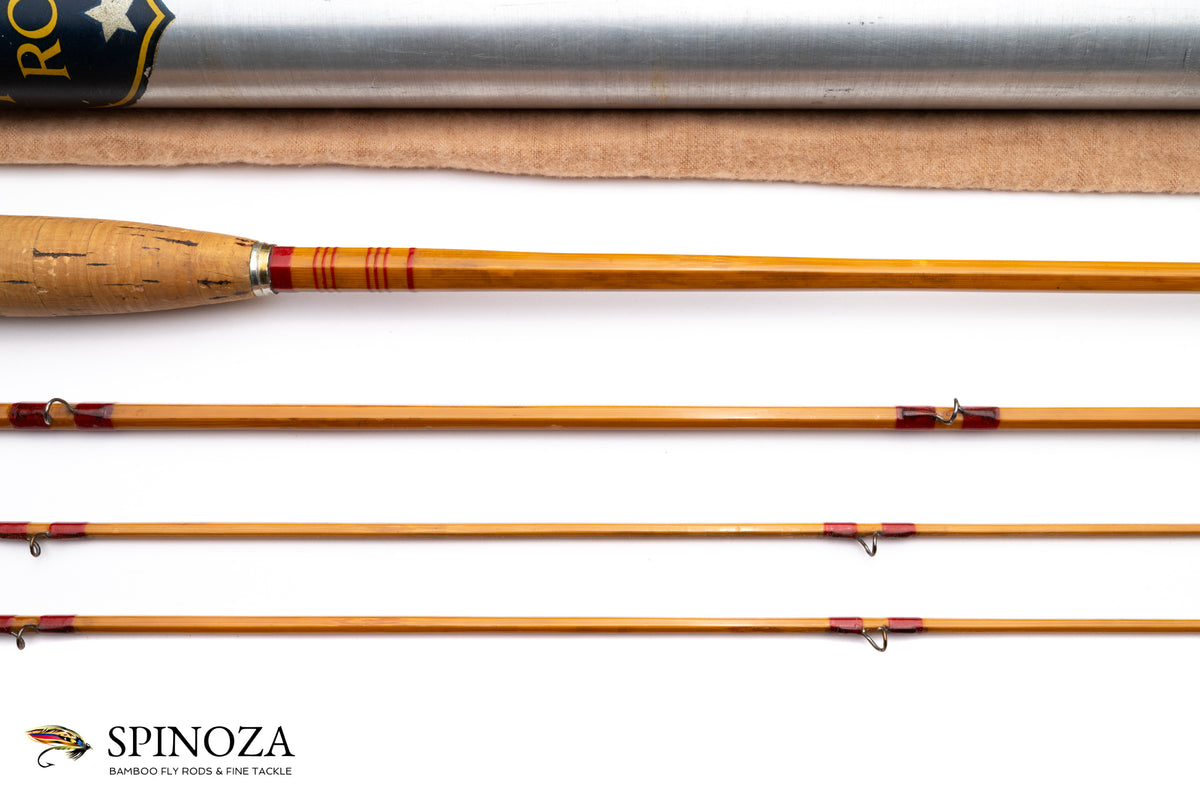 FE Thomas Bangor Fly Rod 8'6" 3/2 - maker's marking and inscription