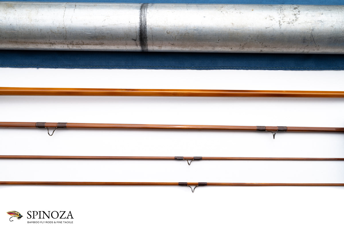 FE Thomas Browntone Special Bamboo Fly Rod 7'6" 3/2 #3/4 [SALE PENDING] - rod sections with wrapping detail