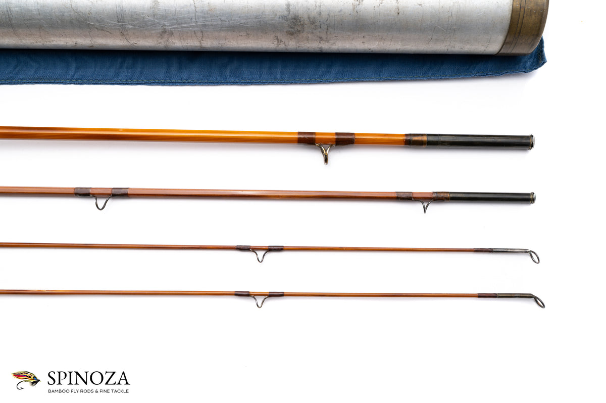 FE Thomas Browntone Special Bamboo Fly Rod 7'6" 3/2 #3/4 [SALE PENDING] - guide wrapping and spacing
