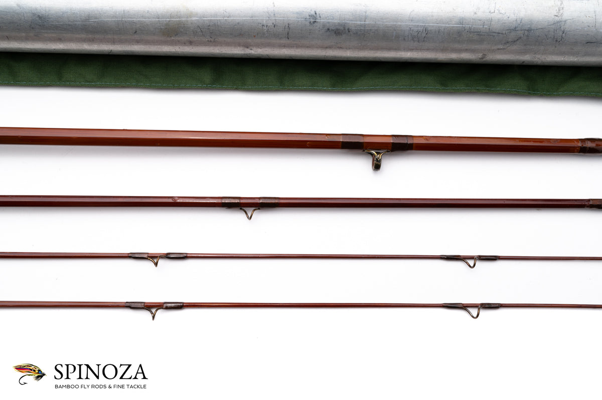 FE Thomas Mahogany Bamboo Fly Rod 9' 3/2 #4/5 - guide wrapping and spacing