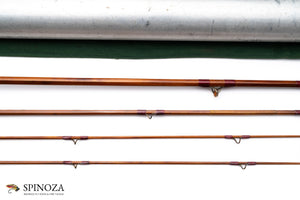 FE Thomas Mahogany Bamboo Fly Rod - guide wrapping and spacing