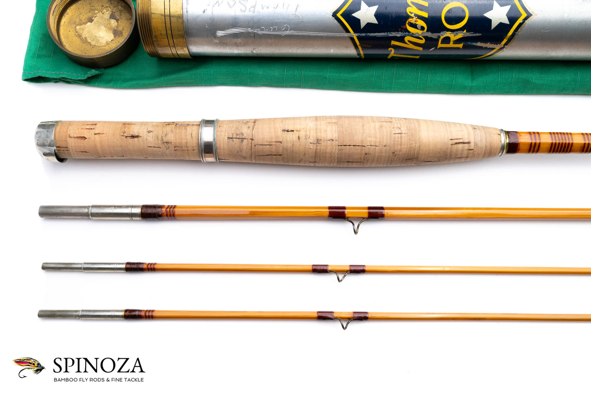 FE Thomas Special Bamboo Fly Rod 8' 3/2 #4/5 - grip and reel seat close-up