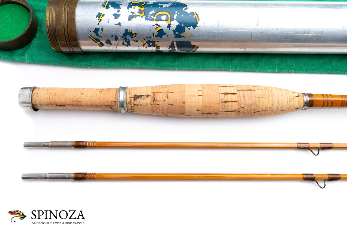 FE Thomas Special Bamboo Fly Rod 7'6" 2/2 #5 [SALE PENDING] - grip and reel seat close-up