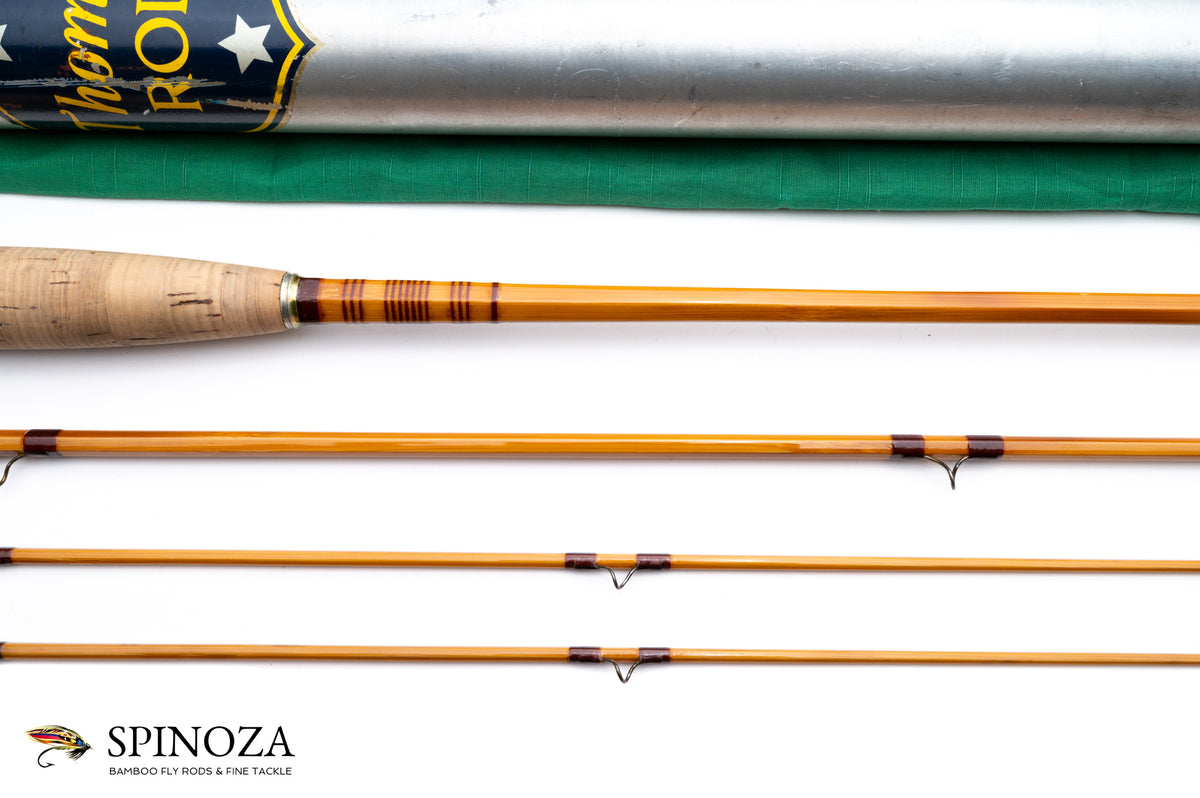 FE Thomas Special Bamboo Fly Rod 8' 3/2 #4/5 - maker's marking and inscription