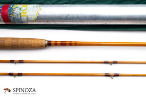FE Thomas Special Fly Rod 8' 2/2 #5 - maker's marking and inscription