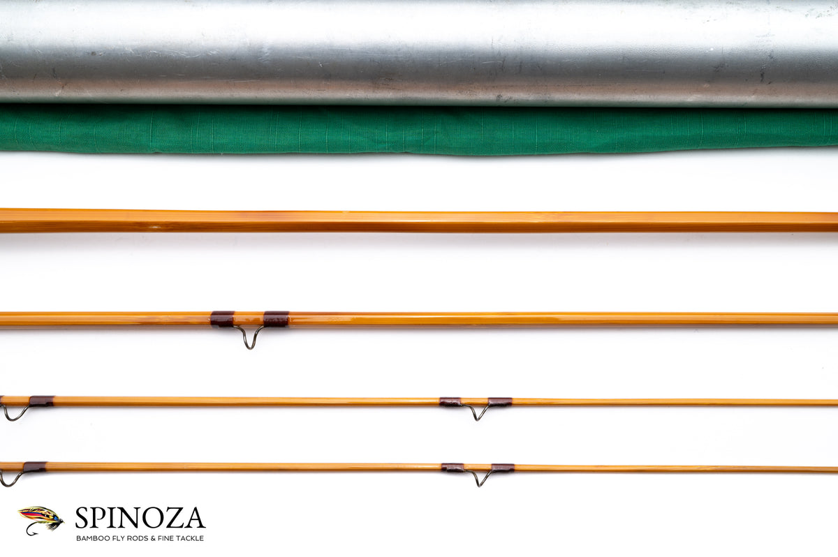 FE Thomas Special Bamboo Fly Rod 8' 3/2 #4/5 - rod sections with wrapping detail