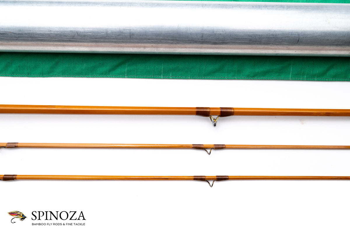 FE Thomas Special Bamboo Fly Rod 7'6" 2/2 #5 [SALE PENDING] - guide wrapping and spacing