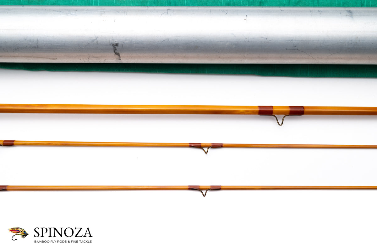 FE Thomas Special Browntone Bamboo Fly Rod 8'6" 2/2 #6/7 - ferrule detail and joints
