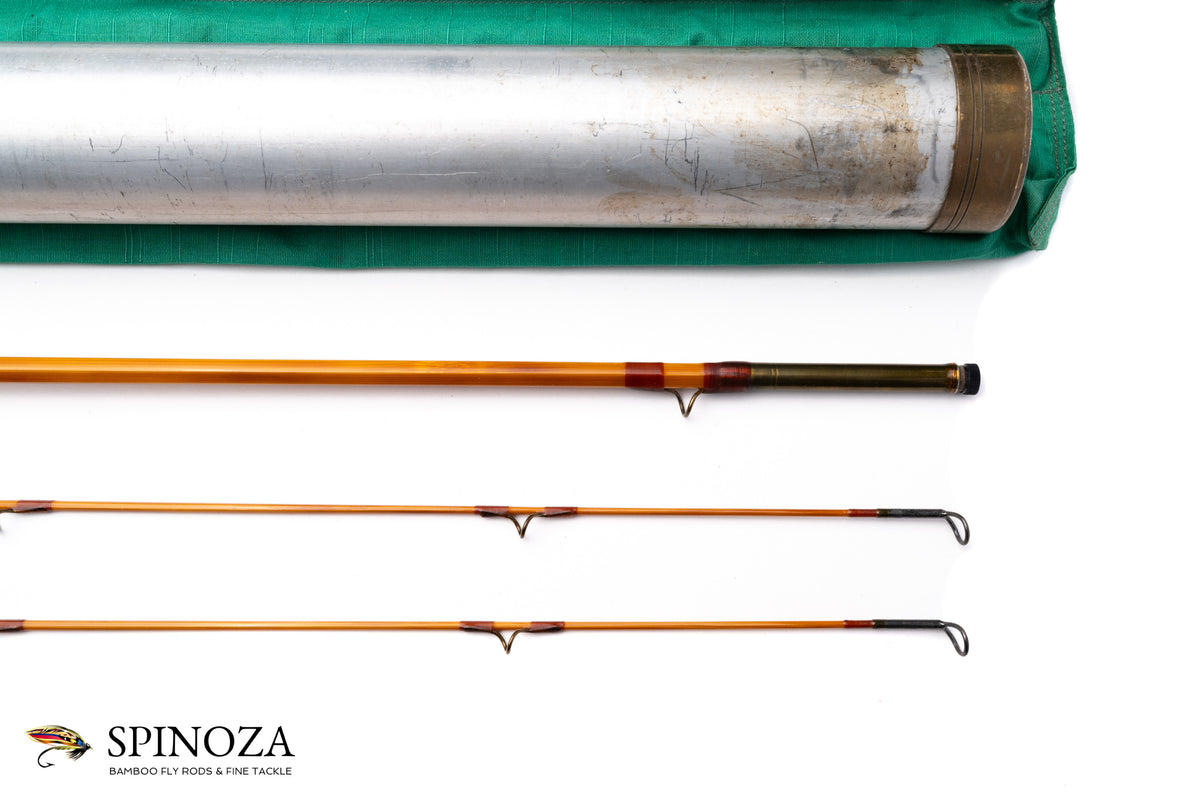 FE Thomas Special Browntone Bamboo Fly Rod 8'6" 2/2 #6/7 - full rod assembled view