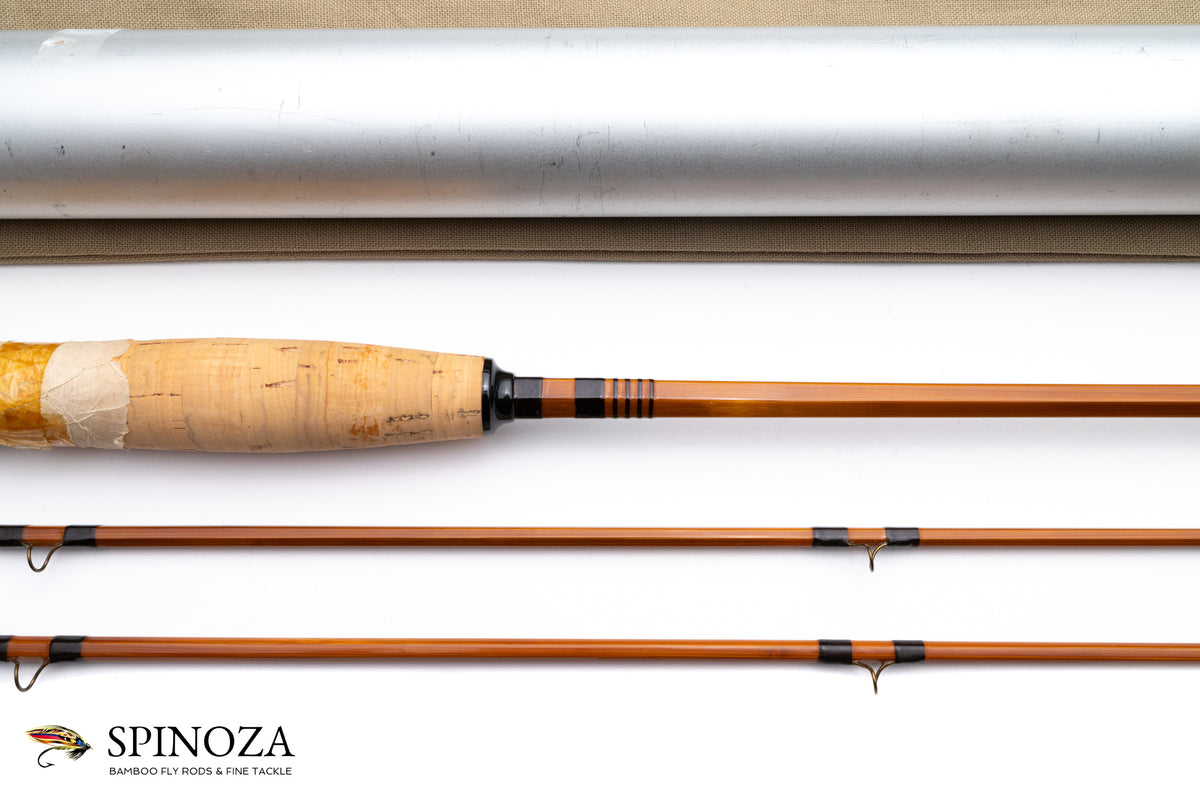 FE Thomas (Sam Carlson) Bamboo Fly Rod 8' 2/2 - maker's marking and inscription