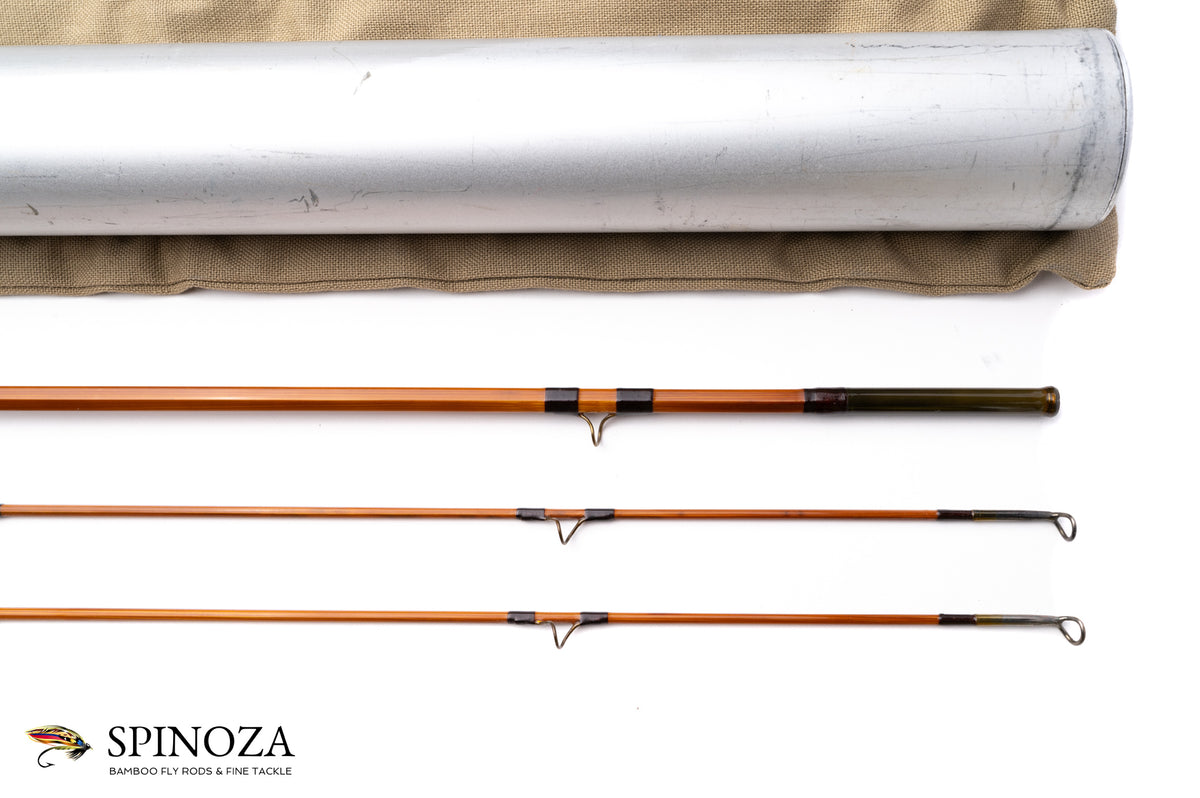 FE Thomas (Sam Carlson) Bamboo Fly Rod 8' 2/2 - full rod assembled view