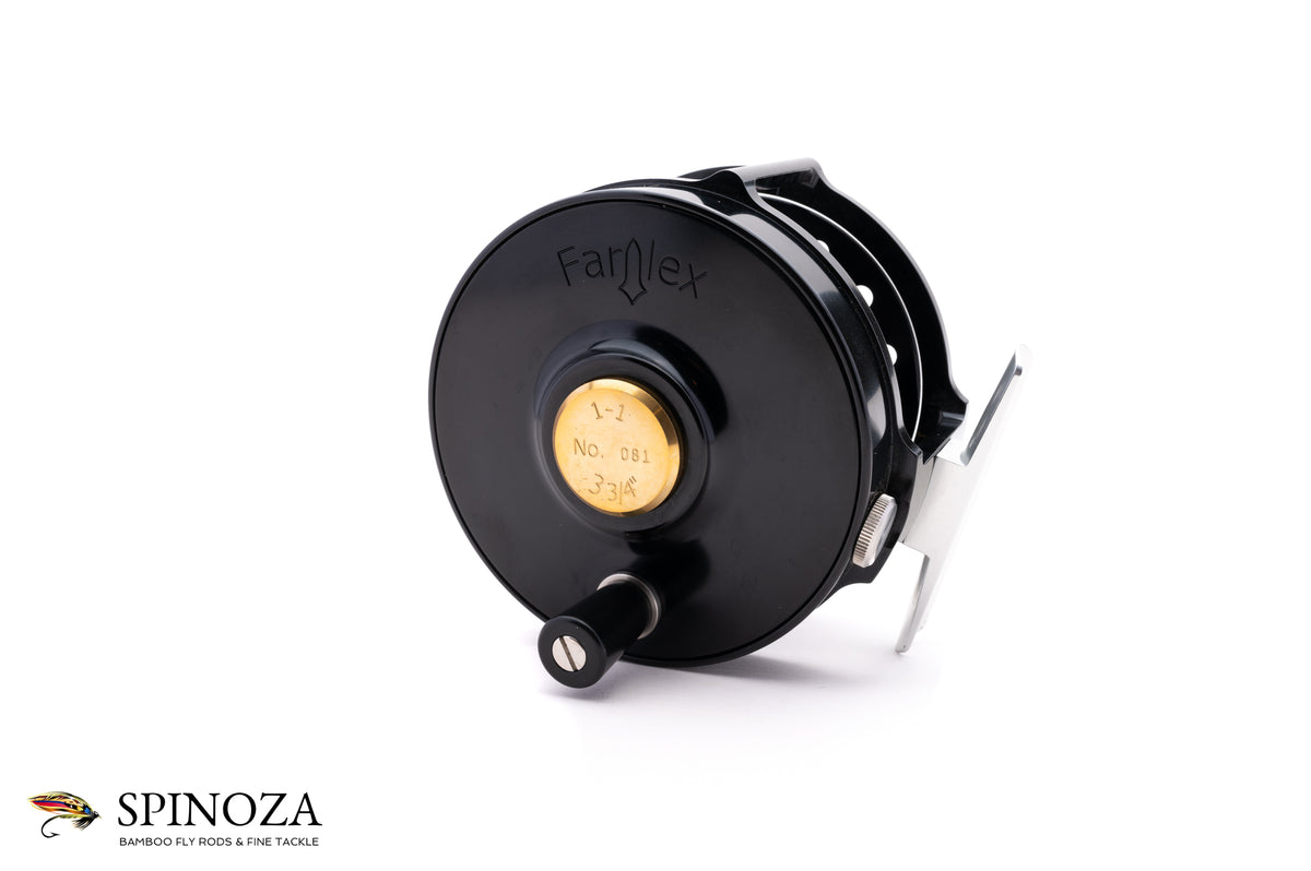 Farlex Platewind Fly Reel 1-1 DD 3 3/4" - spool detail,spool construction,anodized spool
