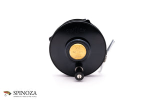 Farlex Platewind Fly Reel 1-1 DD 3 3/4" - handle and drag system,drag knob detail,handle mechanism