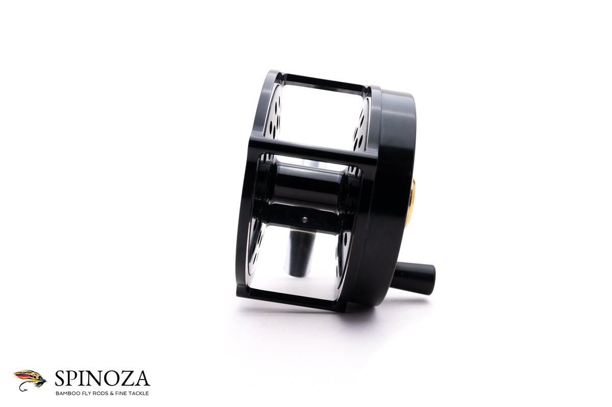 Farlex Platewind Fly Reel 1-1 DD 3 3/4" - maker engraving,model markings,serial number detail