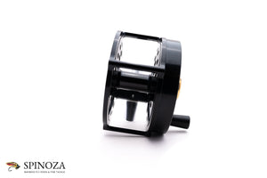 Farlex Platewind Fly Reel 1-1 DD 3 3/4" - maker engraving,model markings,serial number detail