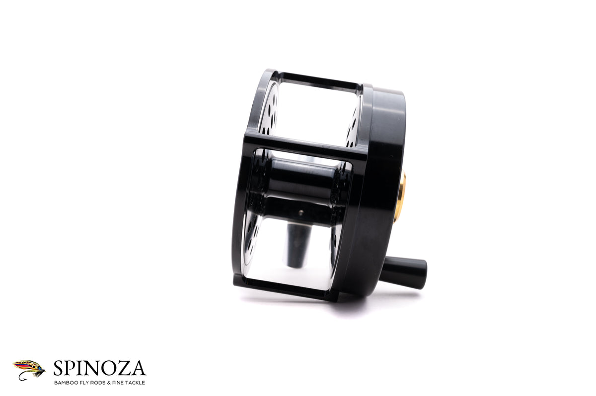 Farlex Platewind Fly Reel 1-1 DD 3 3/4" - maker engraving,model markings,serial number detail