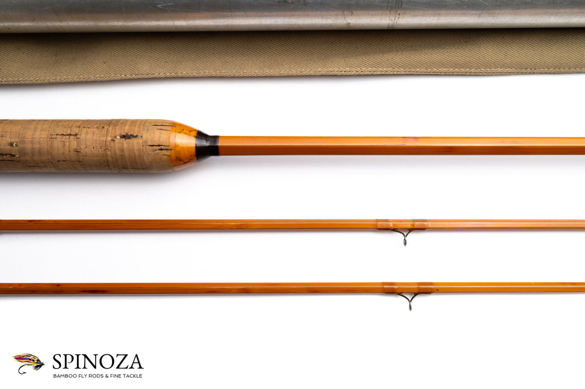 Everett Garrison Model 212-E Bamboo Fly Rod 8' 2/2 #6 - maker signature and rod markings