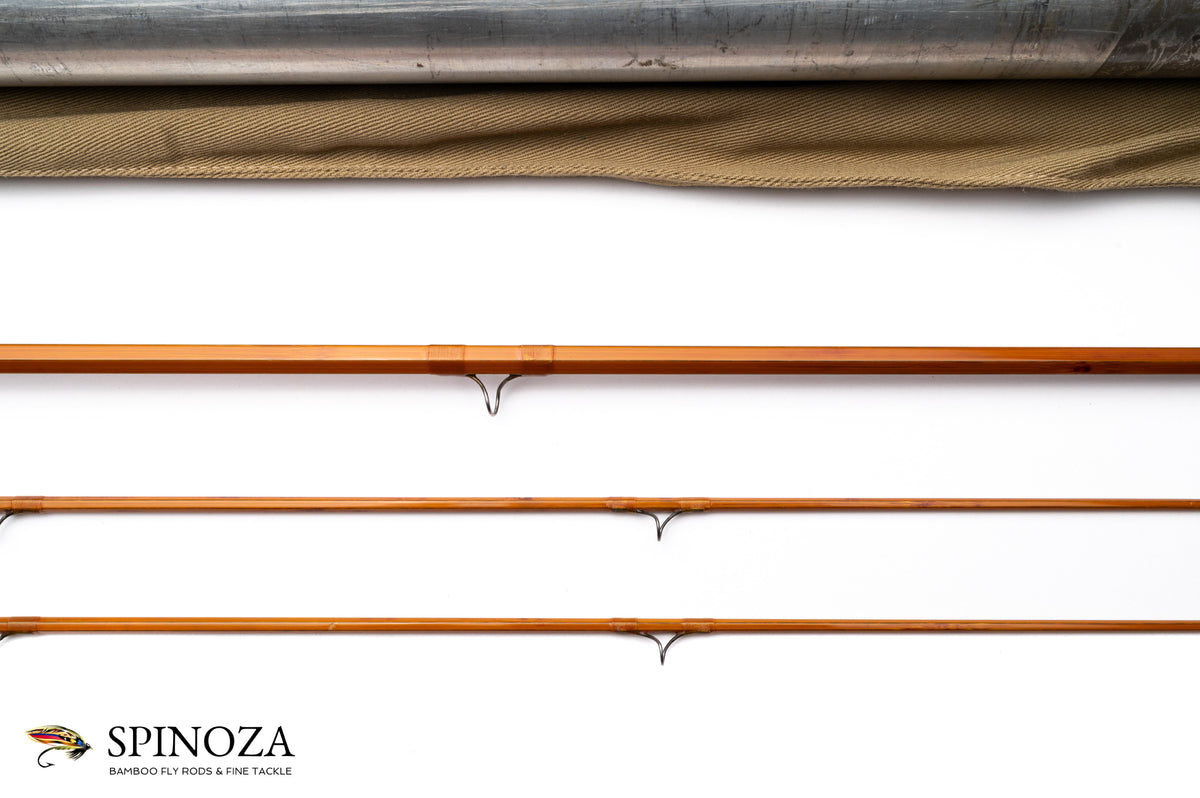 Everett Garrison Model 212-E Bamboo Fly Rod 8' 2/2 #6 - rod sections with wraps