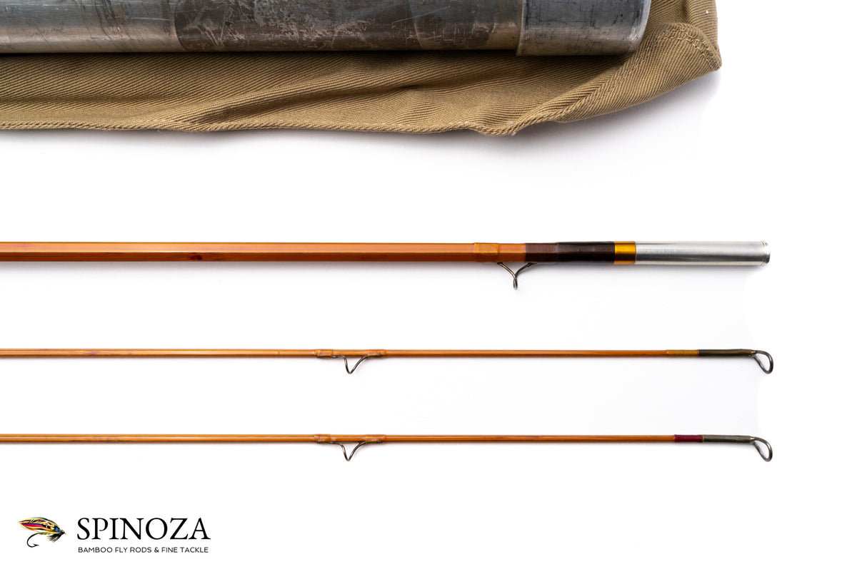 Everett Garrison Model 212-E Bamboo Fly Rod 8' 2/2 #6 - guides and thread wrapping