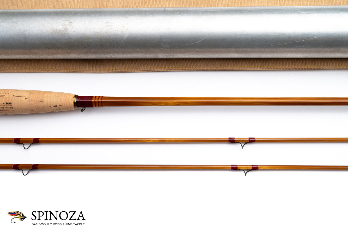 HL Leonard Model 38-4 Bamboo Fly Rod 7' 2/2 #4 - maker's marking and inscription