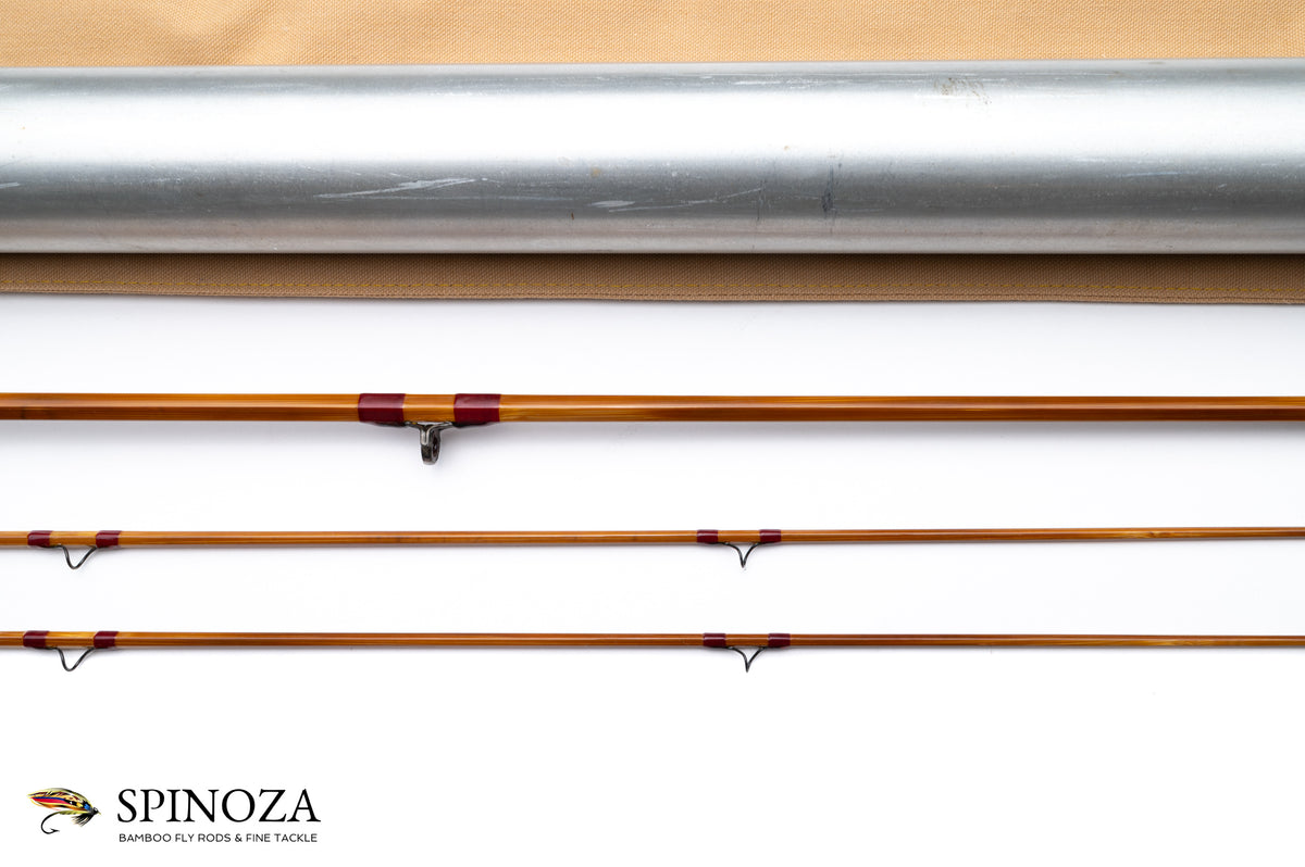 HL Leonard Model 38-4 Bamboo Fly Rod 7' 2/2 #4 - guide wrapping and spacing