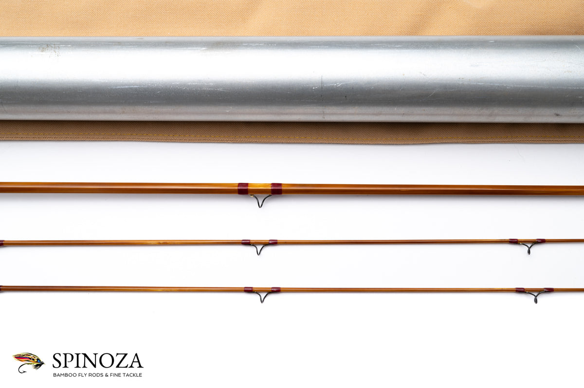 HL Leonard Model 38-4 Bamboo Fly Rod 7' 2/2 #4 - ferrule detail and joints