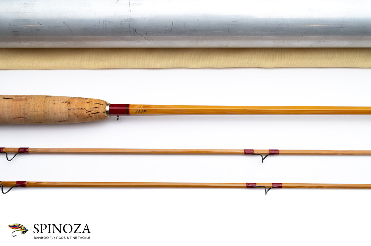 HL Leonard Model 38L Bamboo Fly Rod 7' 2/2 #3 - maker's marking and inscription