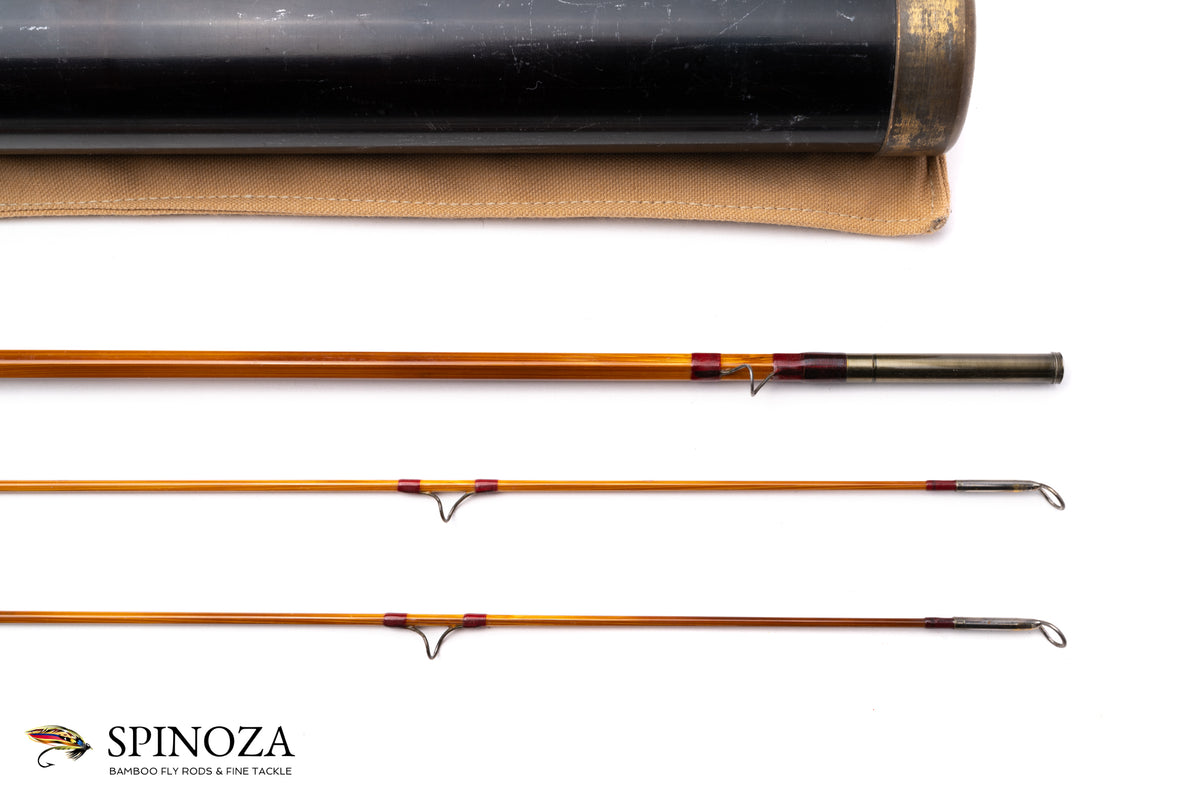 Maxwell Leonard Hunt 39-5 Bamboo Fly Rod 7'6" 2/2 #5 - tip section and guides