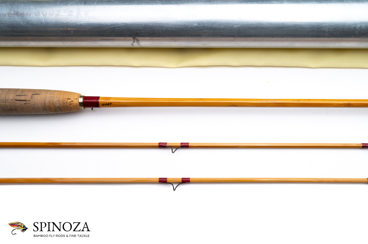 HL Leonard Model 39-H Bamboo Fly Rod 7'6" 2/2 #6 - maker's marking and inscription