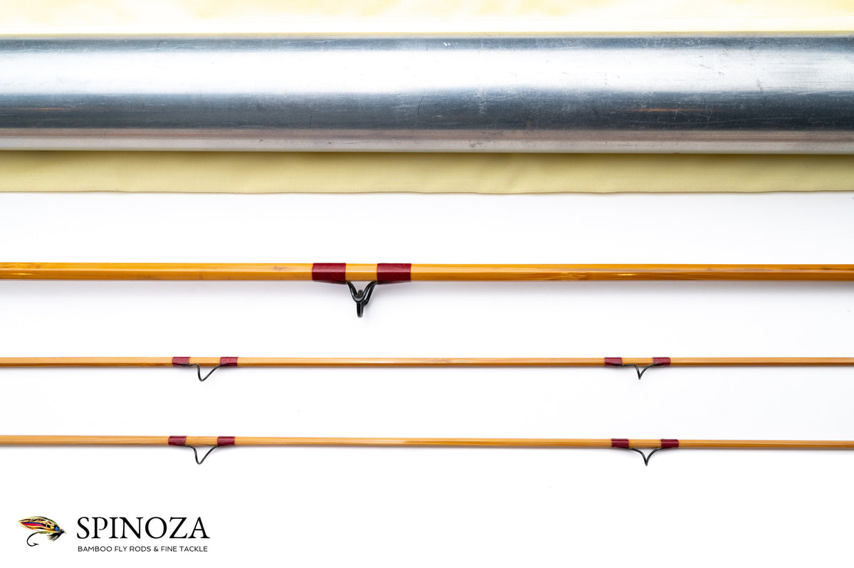 HL Leonard Model 39-H Bamboo Fly Rod 7'6" 2/2 #6 - guide wrapping and spacing