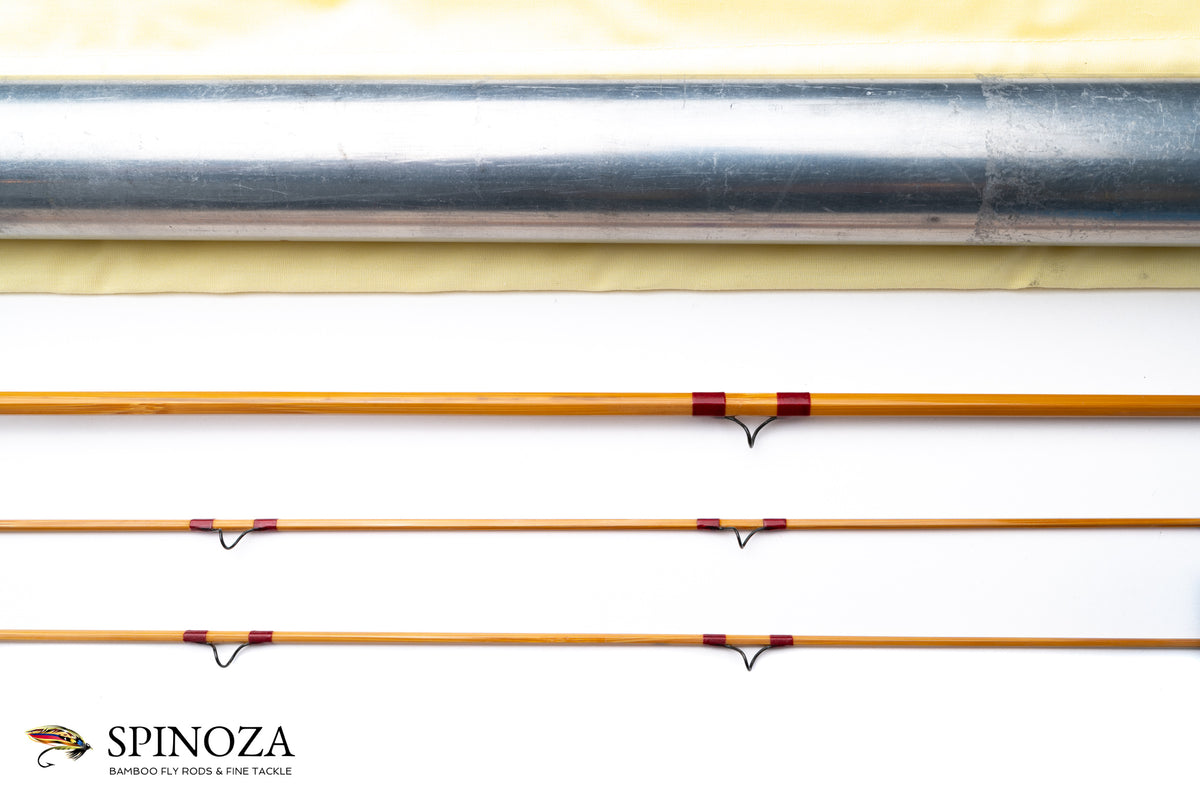 HL Leonard Model 39-H Bamboo Fly Rod 7'6" 2/2 #6 - ferrule detail and joints