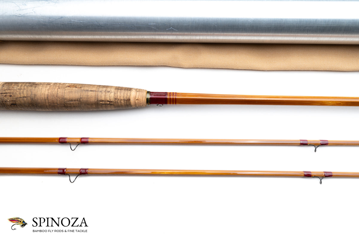 HL Leonard Hunt Model 40-5 Bamboo Fly Rod 8' 2/2 #5 - maker's marking and inscription