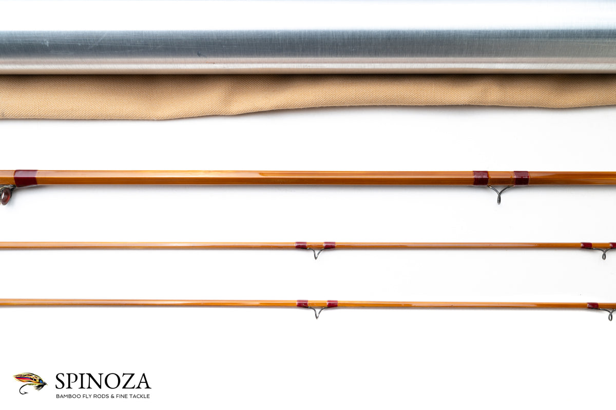HL Leonard Hunt Model 40-5 Bamboo Fly Rod 8' 2/2 #5 - ferrule detail and joints