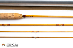 HL Leonard Model 50L Bamboo Fly Rod 8' 3/2 #4/5 - maker's marking and inscription