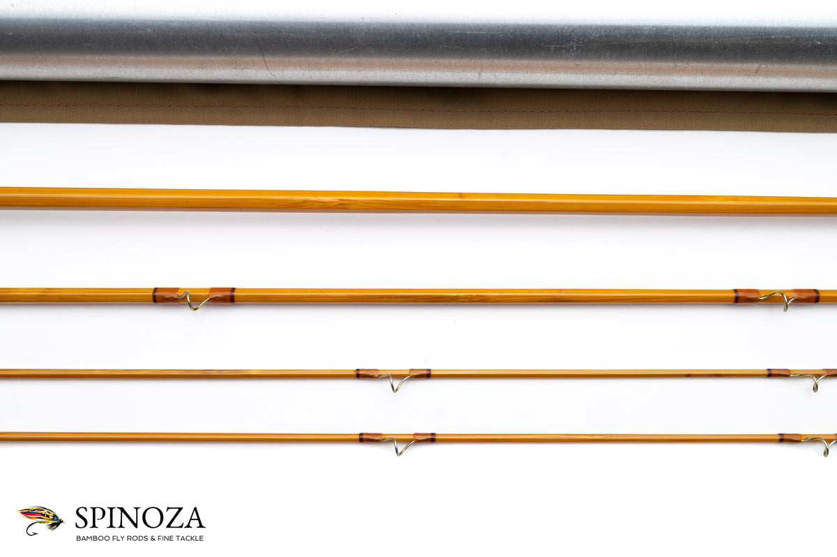 HL Leonard Model 50L Bamboo Fly Rod 8' 3/2 #4/5 - rod sections with wrapping detail