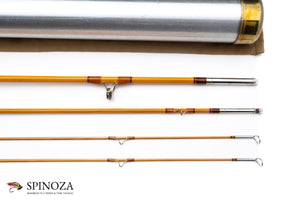 HL Leonard Model 50L Bamboo Fly Rod 8' 3/2 #4/5 - ferrule detail and joints