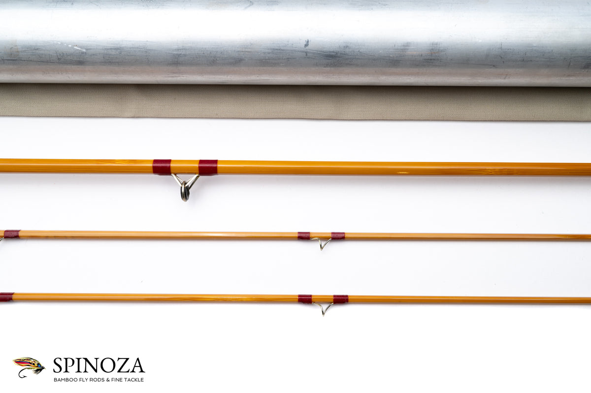 HL Leonard Model 66H Bamboo Fly Rod 8' 2/2 #5/6 - guide wrapping and spacing
