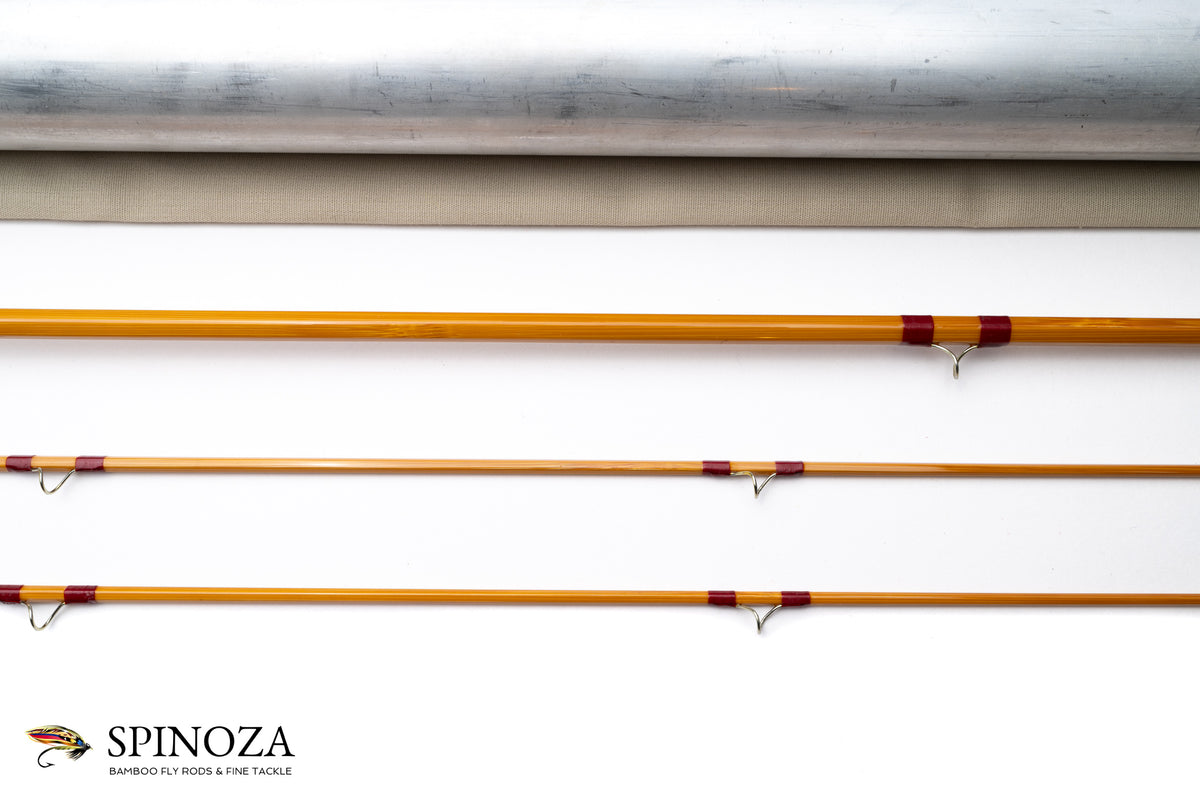 HL Leonard Model 66H Bamboo Fly Rod 8' 2/2 #5/6 - ferrule detail and joints