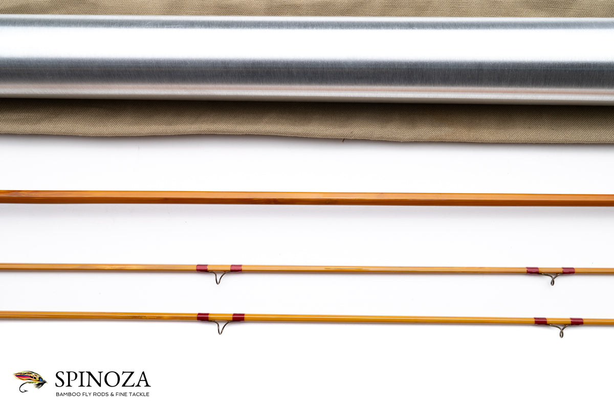 HL Leonard 39-5 Bamboo Fly Rod 7'6" 2/2 #5 (Refinished by Sam Carlson) - rod sections with wrapping detail
