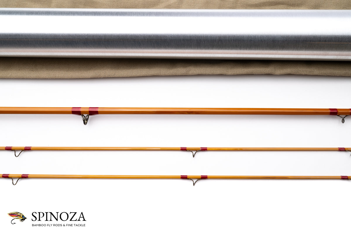 HL Leonard 39-5 Bamboo Fly Rod 7'6" 2/2 #5 (Refinished by Sam Carlson) - ferrule detail and joints
